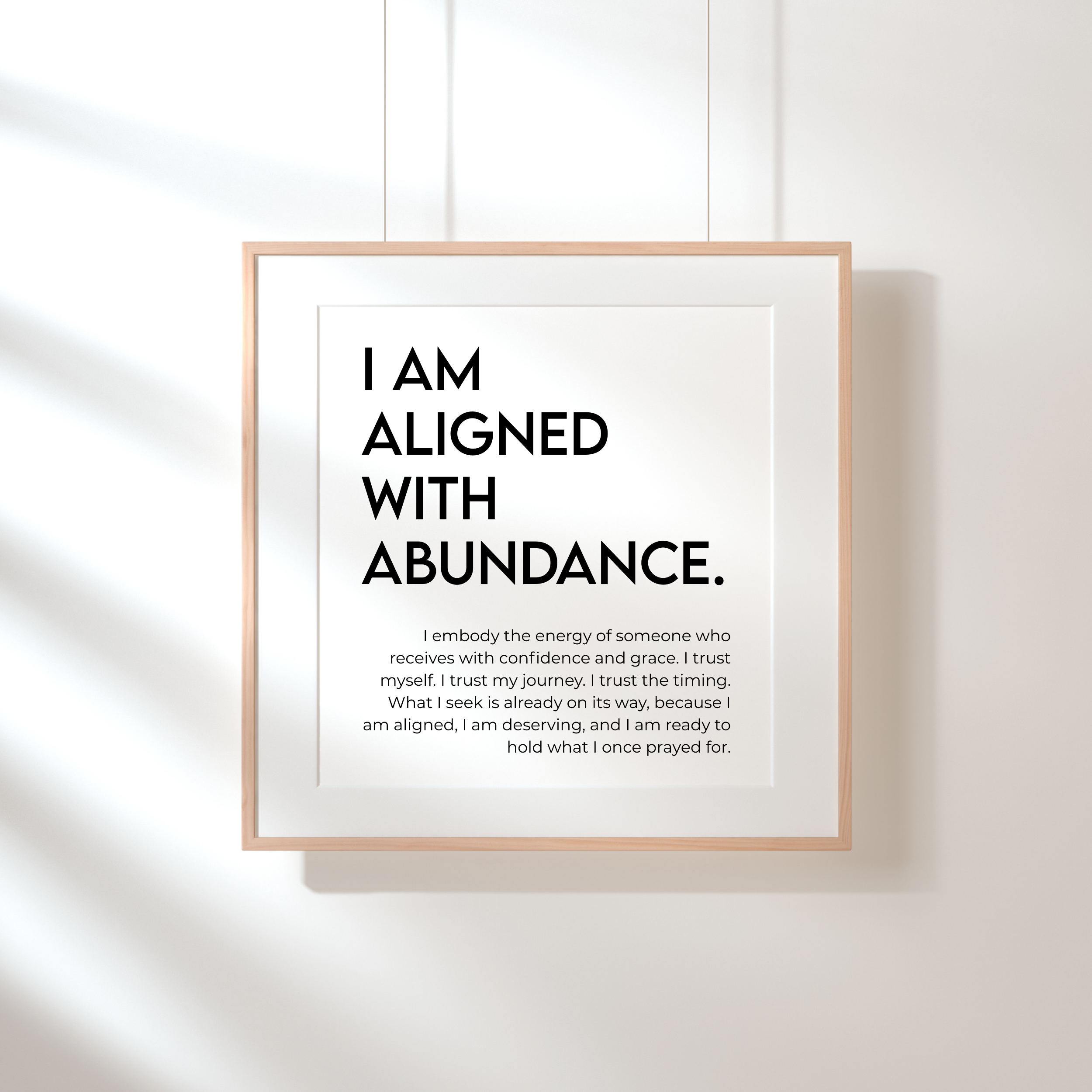 I Am Aligned With Abundance (Digital Download)