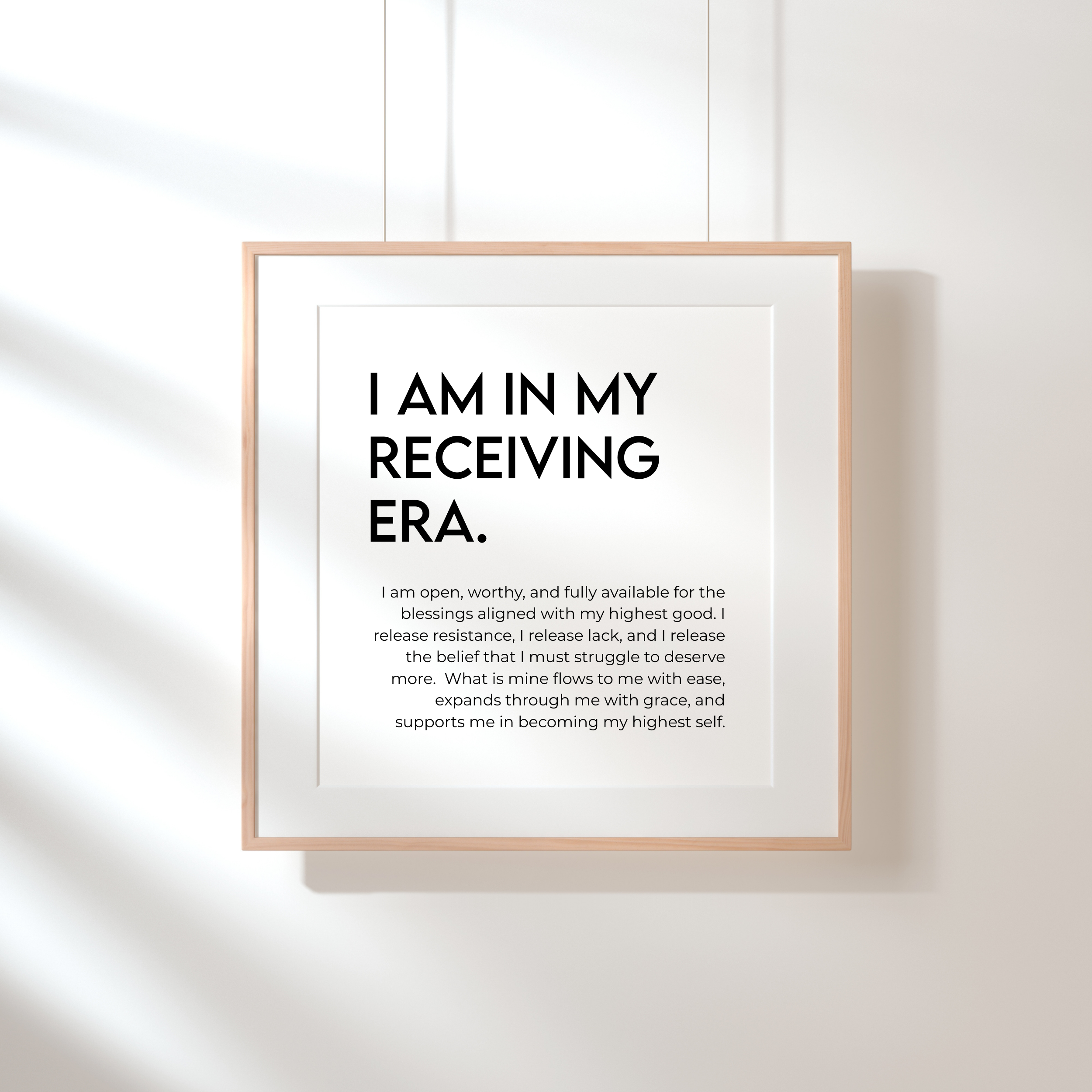 I Am In My Receiving Era Wall Art (Digital Download)