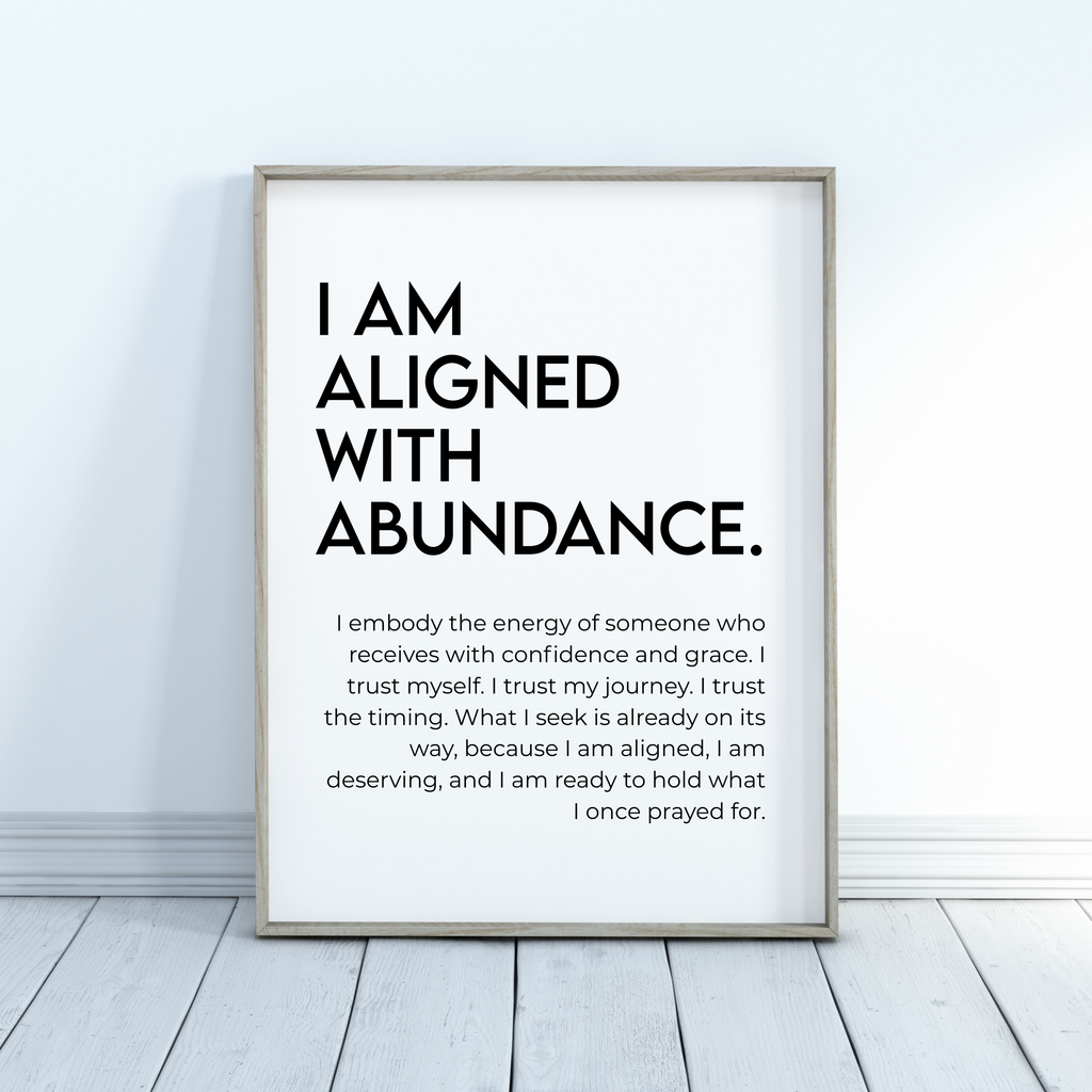 I Am Aligned With Abundance (Digital Download)