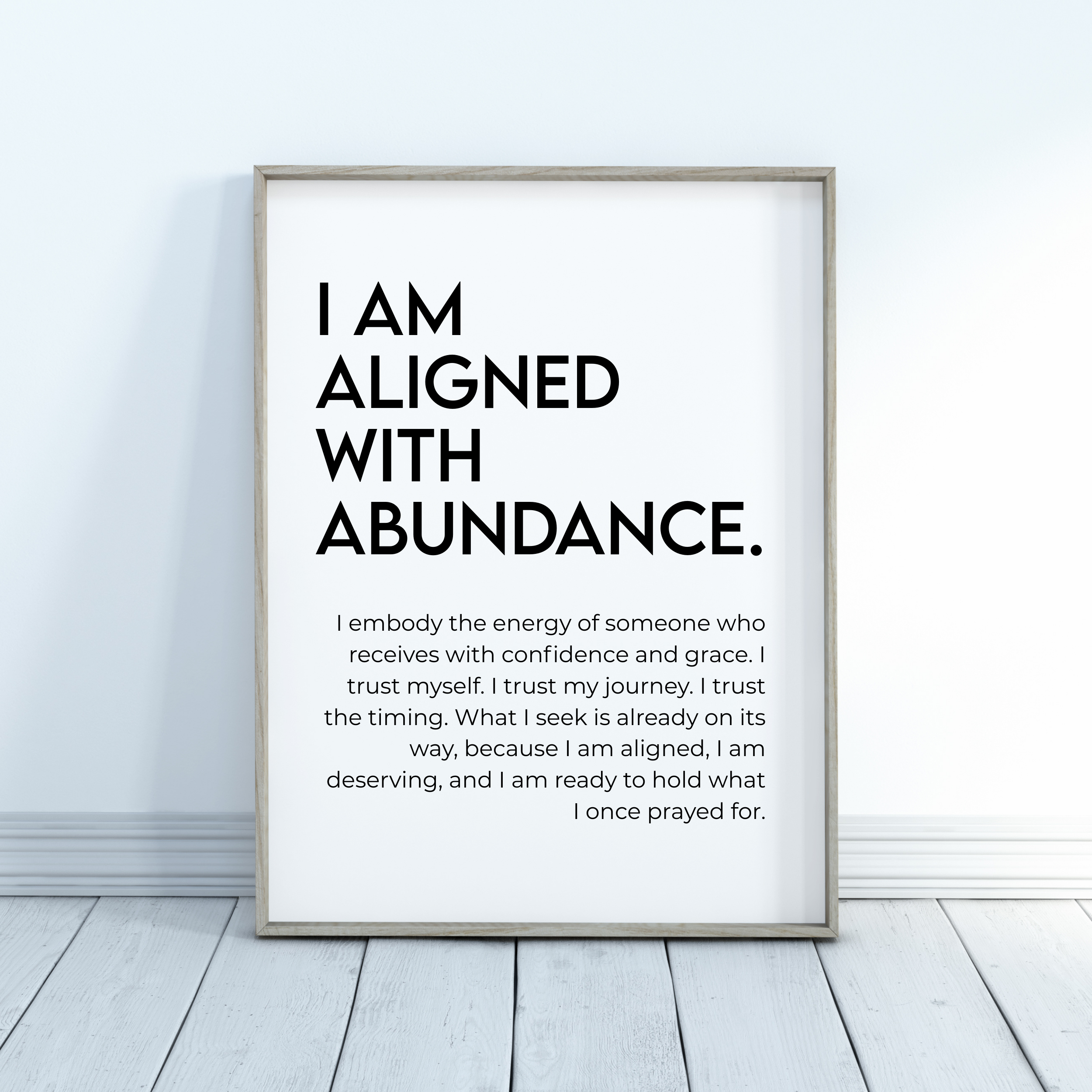 I Am Aligned With Abundance (Digital Download)