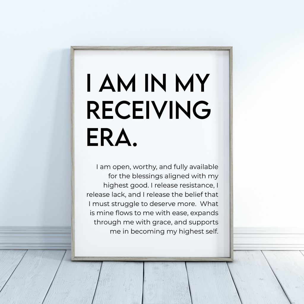 I Am In My Receiving Era Wall Art (Digital Download)