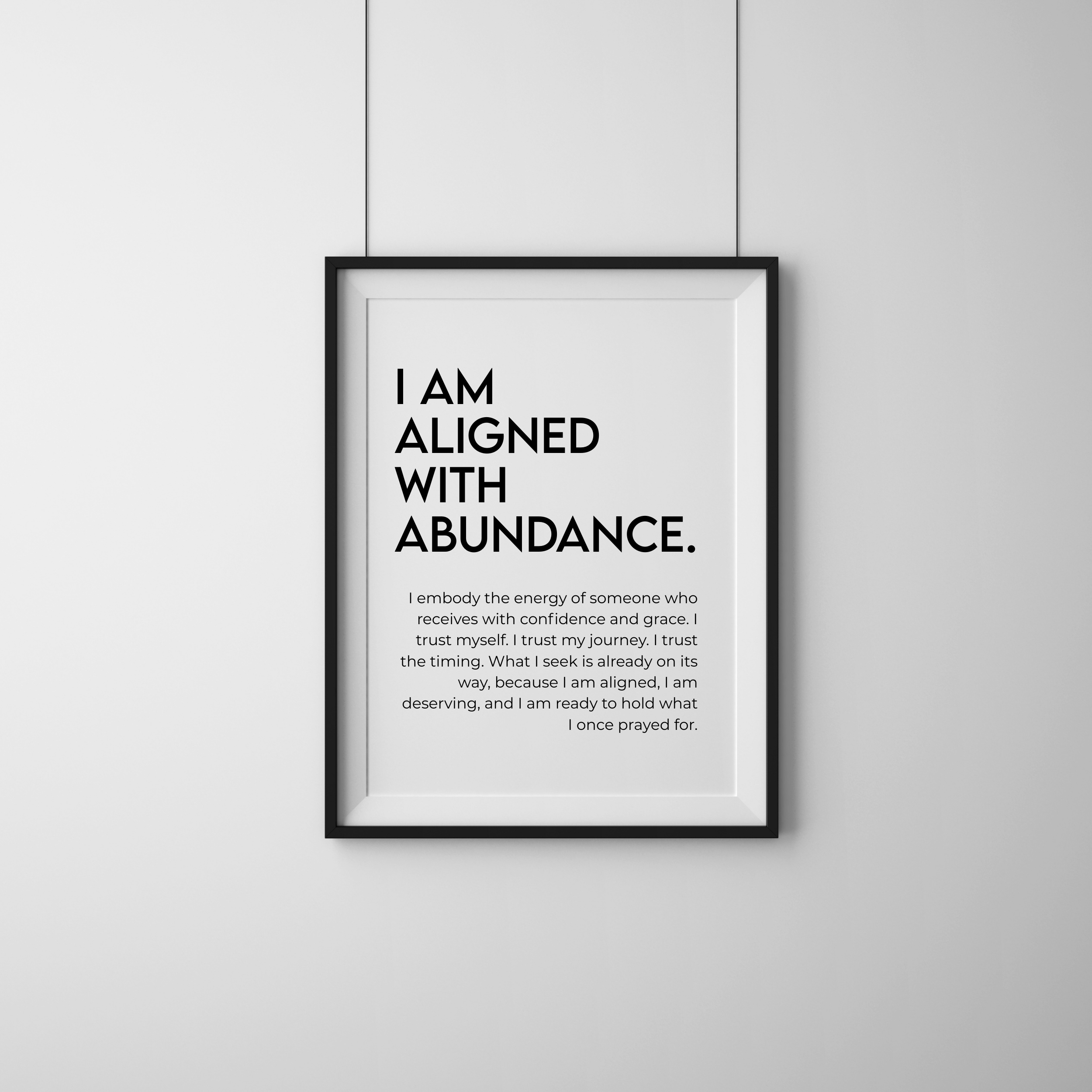I Am Aligned With Abundance (Digital Download)