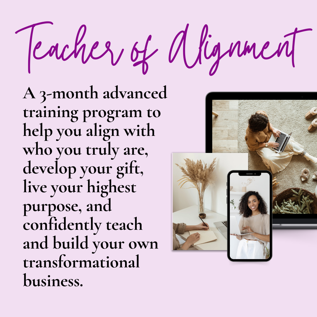 Become a Teacher of Alignment